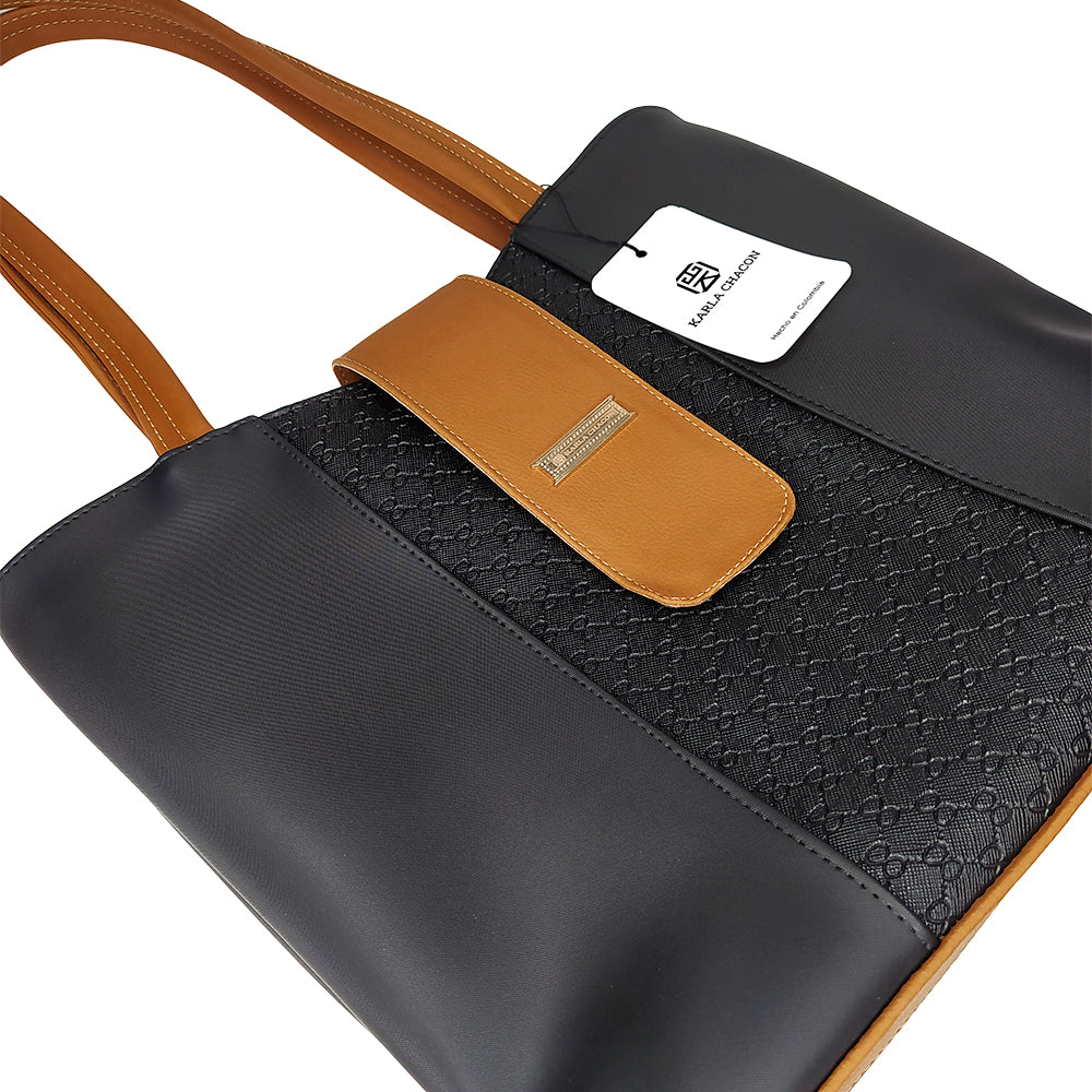Bolso Karla Chacón Line Negro – Elegancia que te acompaña