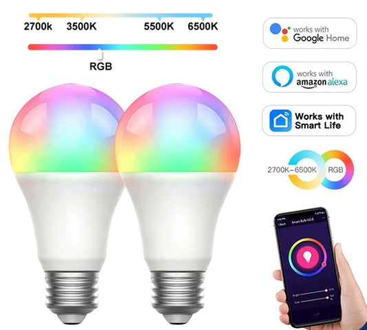 Bombillo Smart WiFi Compatible con Alexa – Ilumina tu Hogar con Tecnología Inteligente