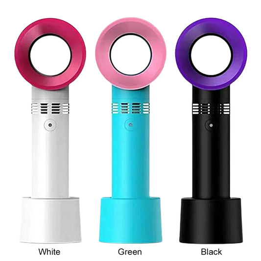 Ventilador Sin Aspas Portátil | Frescura Silenciosa y Segura