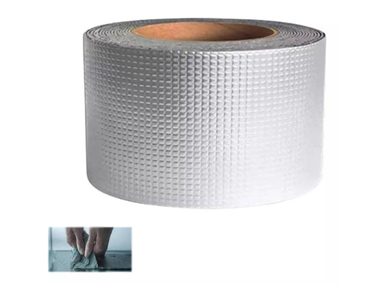 Cinta Impermeable Alumband 5x10M – ¡Sella Goteras al Instante!