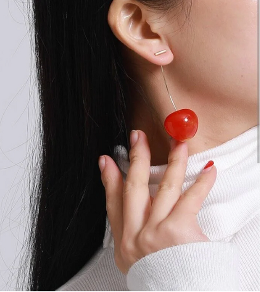 Aretes Cereza Doble Pack  – Dulces, Chic y Virales