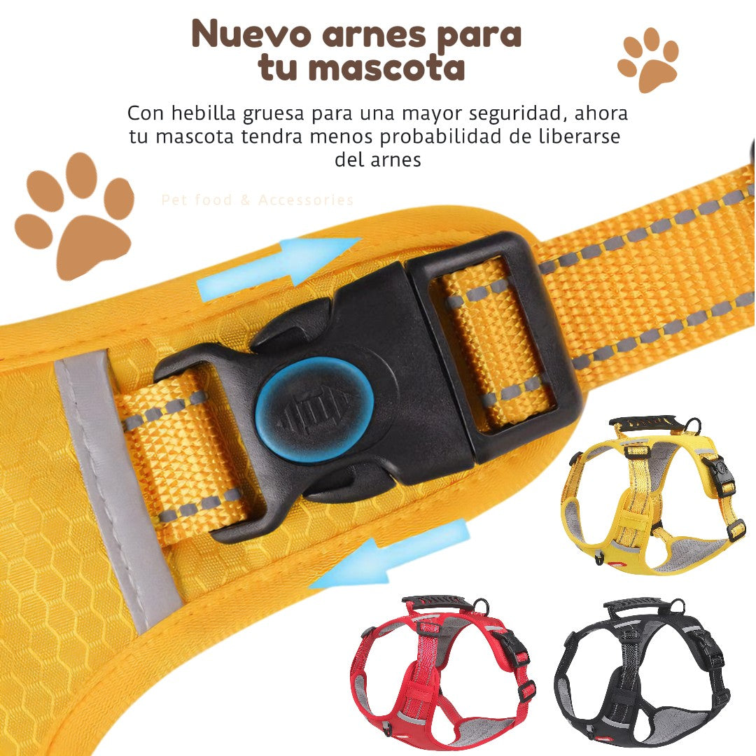 Arnés Chaleco Ajustable para Perros – Cómodo, Seguro y Resistente