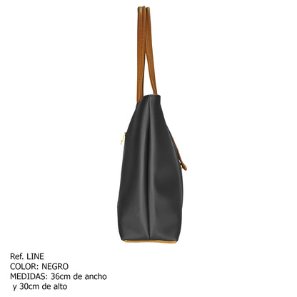 Bolso Karla Chacón Line Negro – Elegancia que te acompaña
