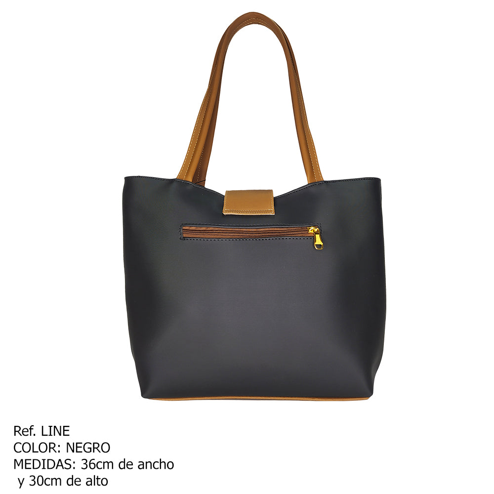 Bolso Karla Chacón Line Negro – Elegancia que te acompaña