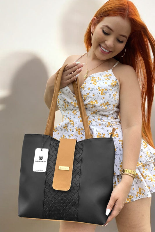 Bolso Karla Chacón Line Negro – Elegancia que te acompaña