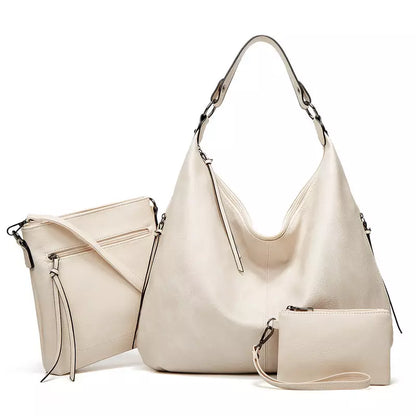 Conjunto de Bolsos 3 en 1 en Cuero Vegano Premium