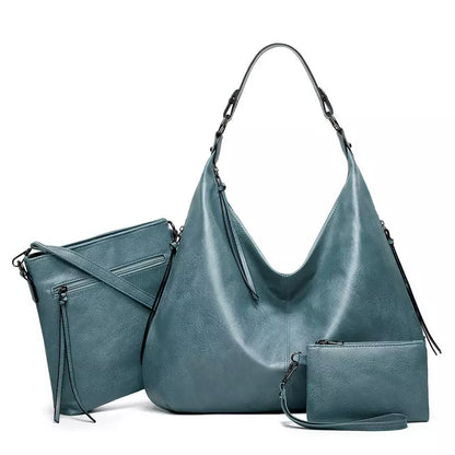 Conjunto de Bolsos 3 en 1 en Cuero Vegano Premium