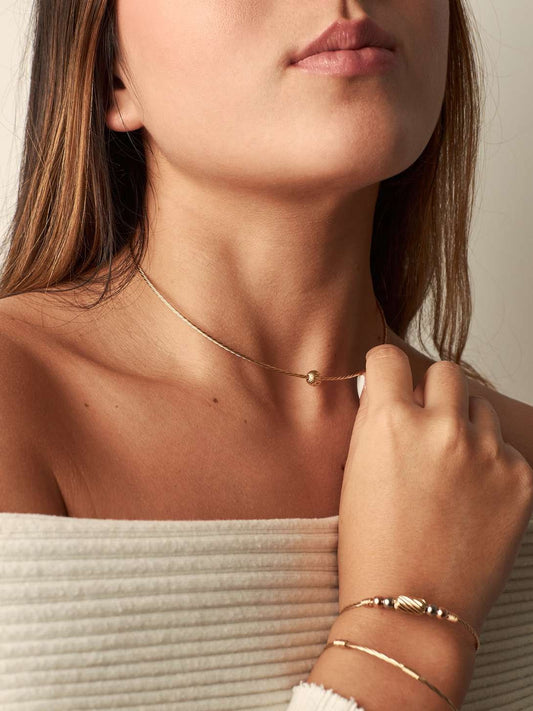 Choker Aro Entorchado con Filigrana B7 – Detalle Artesanal