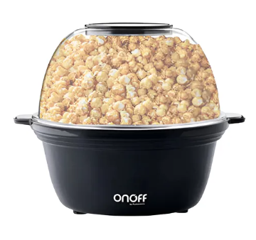 Crispetera Eléctrica Caramelizable On&Off – Palomitas Perfectas en Minutos