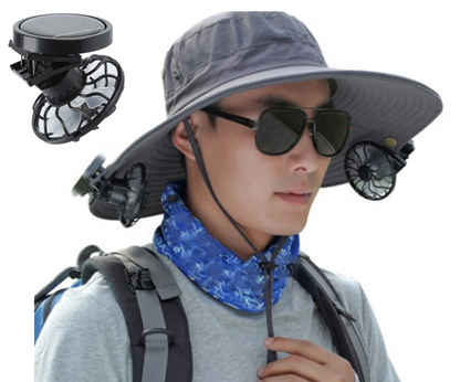 Ventilador Solar para Gorra — Frescura Portátil Sin Baterías