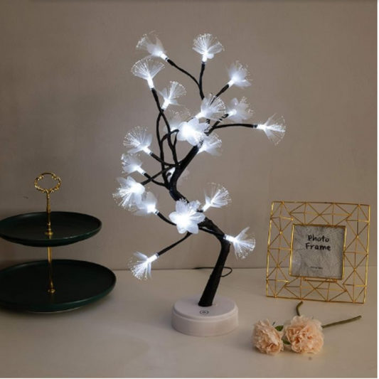 Lámpara Árbol de Pétalos LED | Elegancia y Luz en Tu Espacio