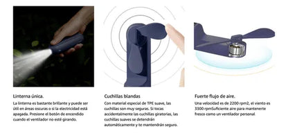 Mini Ventilador Plegable – Frescura en tu Mano